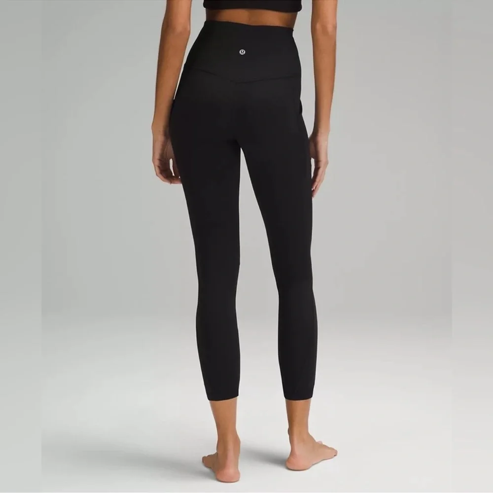 Lululemon Align High Rise Pant with Pockets 25” Black Size 2 Yoga Leggings
